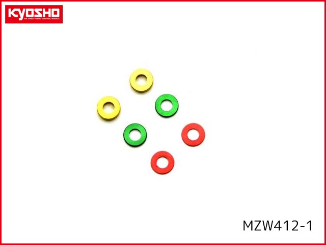 京商　MZW412-1　　ロングキングピンボール用カラーセット(MR03)