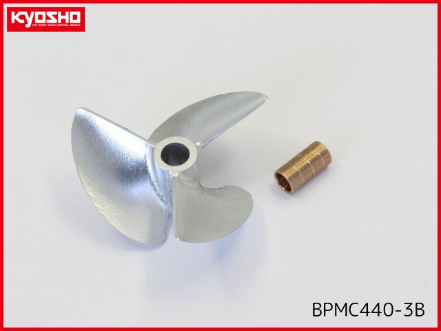 ボートパーツ] 京商　BPMC440-3B　　金属プロペラ D40×P1.4/3ブレード(Φ4)