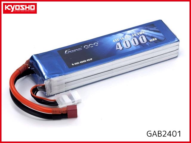 京商 GAB2401B Gens ace LiPo 4000 (45C/14.8V/ソフトパック