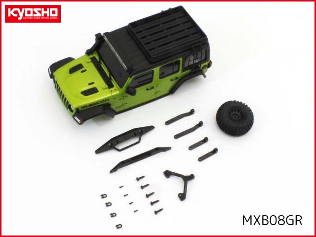 京商　MXB08GR　BS MX01 ジープラングラー ルビコン アクセサリー付 モヒート