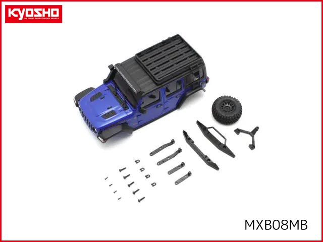 (セール) 京商　MXB08MB　BS MX01 ジープラングラー ルビコン アクセサリー付 オーシャンブルーメタリック