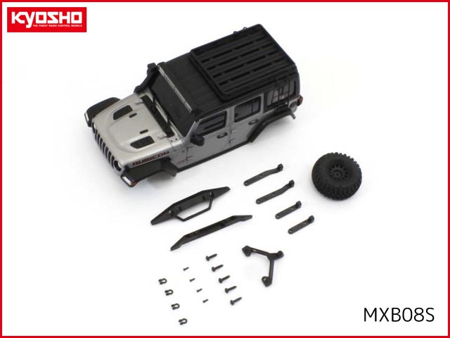 京商　MXB08S　BS MX01 ジープラングラー ルビコン アクセサリー付 ビレットシルバーメタリック