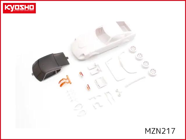 京商　MZN217　　日産 フェアレディ 240ZG ホワイトボディセット (ホイール付/AWD)