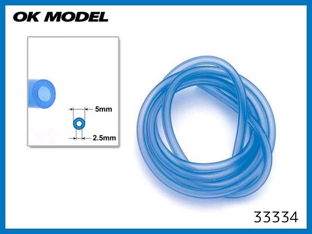 OK模型　33334　　PILOT シリコンチューブ　ブルー 1m　(在庫限り)