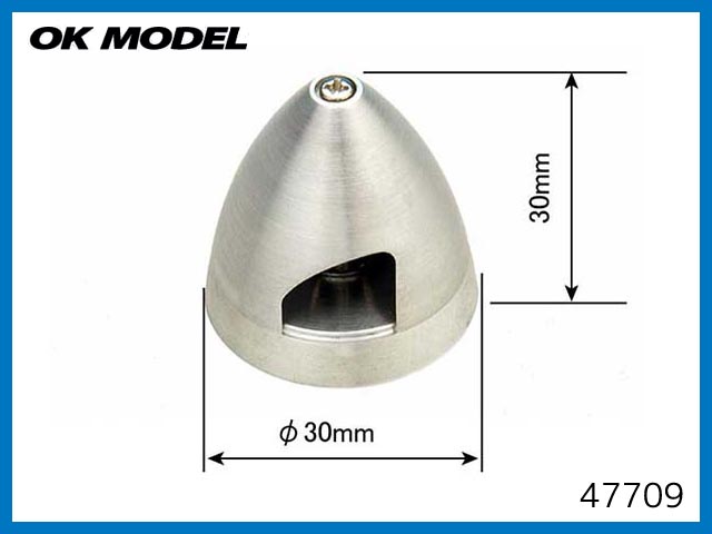 OK模型　47709　　電動用アルミスピンナー30C2.3