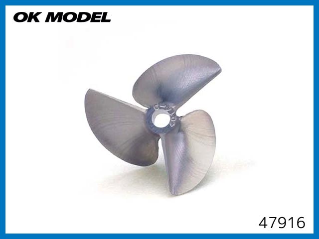 ボートパーツ] OK模型　47916　　Aqua CNCアルミスクリュー 4014-3B　(お取り寄せ扱い)
