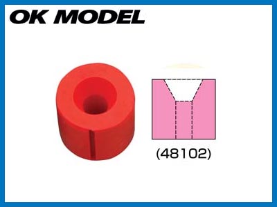 OK模型　48102　　シリコンスターターゴム　赤
