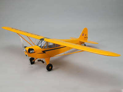 OK模型　12140　　電動PIPER CUB J-3 (パイパーカブ J-3)　　[バルサ製組立キット] (お取り寄せ扱い)