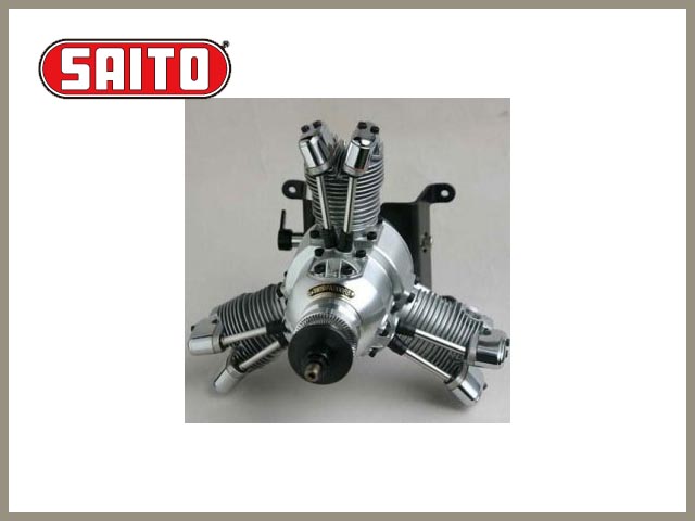 SAITO FA-200R3 4サイクル3気筒グローエンジン 斎藤製作所 (お取り寄せ