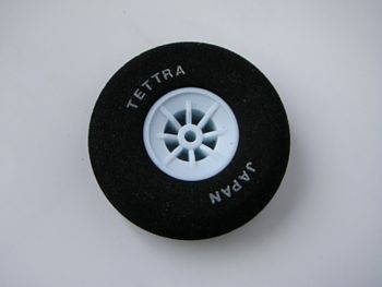 テトラ　1120　　軽量スポンジタイヤ　50φU　軸径3.0mm