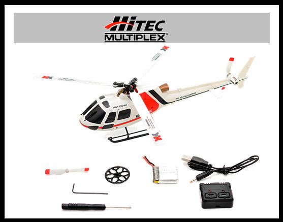 【送信機無】 ハイテック(XK)　6ch ヘリコプター AS350 K123